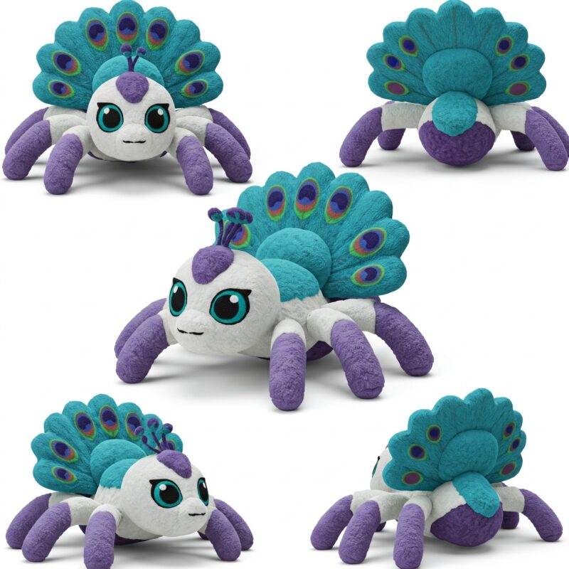 Peaspider the Ornate Weaver™ – A Unique Hybrid Plush | Abnomals™ Exclusive