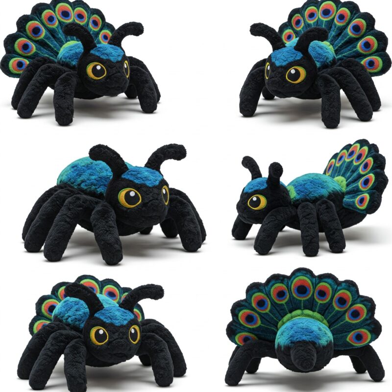 Peaspider the Ornate Weaver™ – A Unique Hybrid Plush | Abnomals™ Exclusive