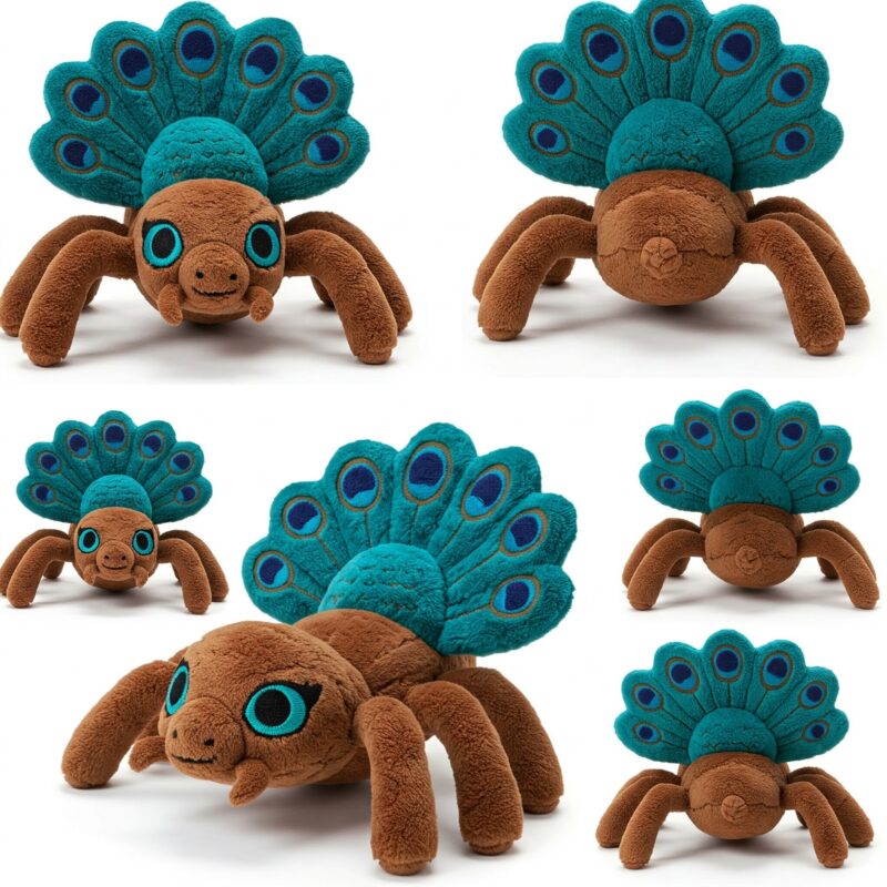 Peaspider the Ornate Weaver™ – A Unique Hybrid Plush | Abnomals™ Exclusive