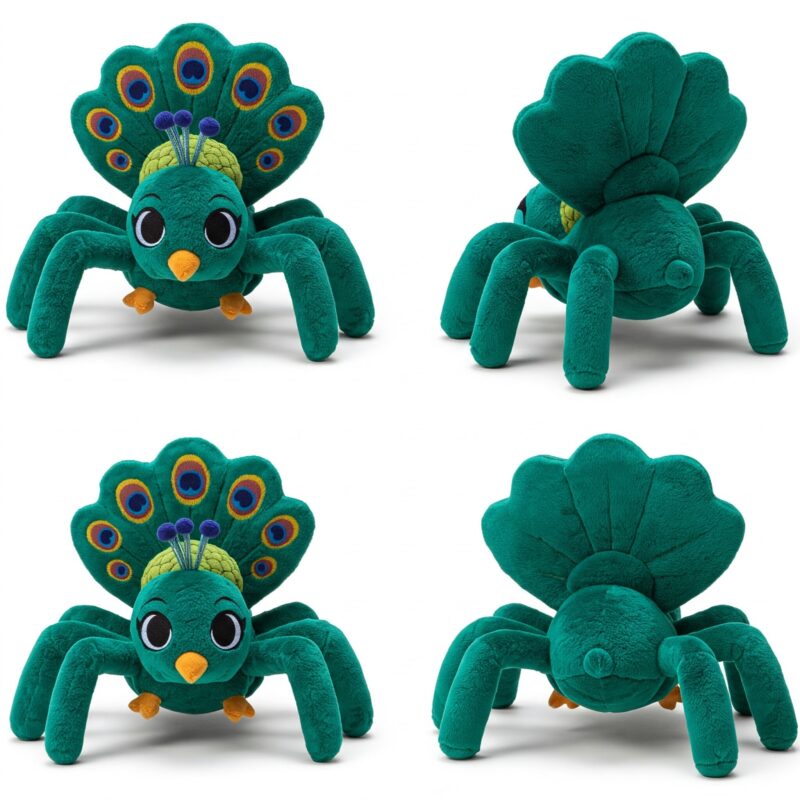 Peaspider the Ornate Weaver™ – A Unique Hybrid Plush | Abnomals™ Exclusive