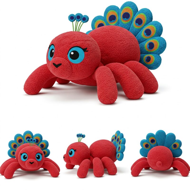 Peaspider the Ornate Weaver™ – A Unique Hybrid Plush | Abnomals™ Exclusive