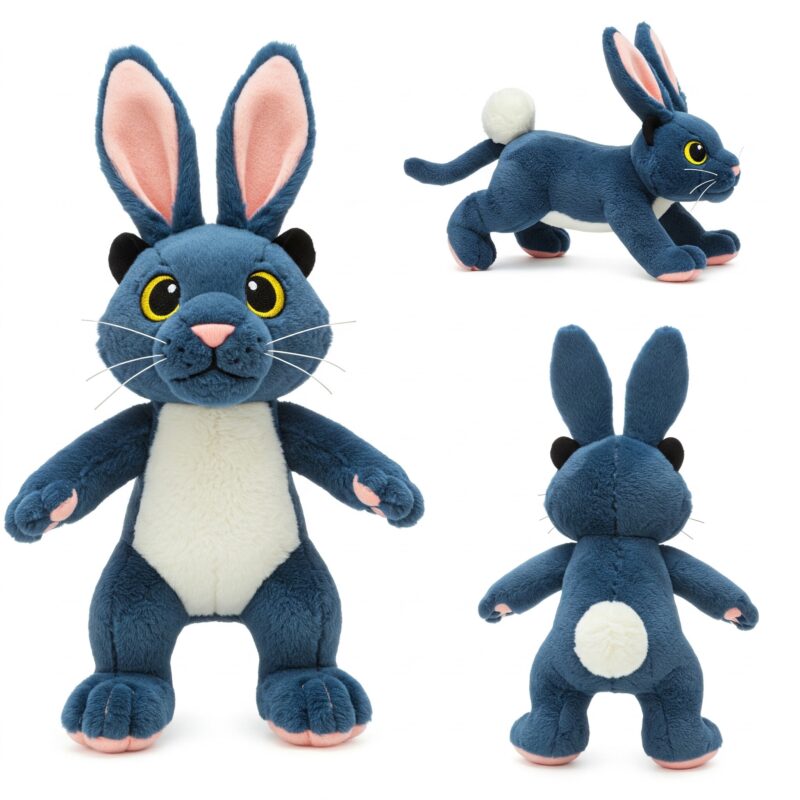 Bunther the Hopping Panther™ – A Bold Hybrid Plush | Abnomals™ Exclusive