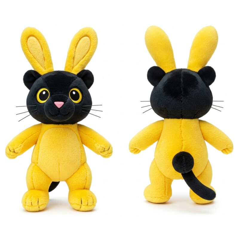 Bunther the Hopping Panther™ – A Bold Hybrid Plush | Abnomals™ Exclusive