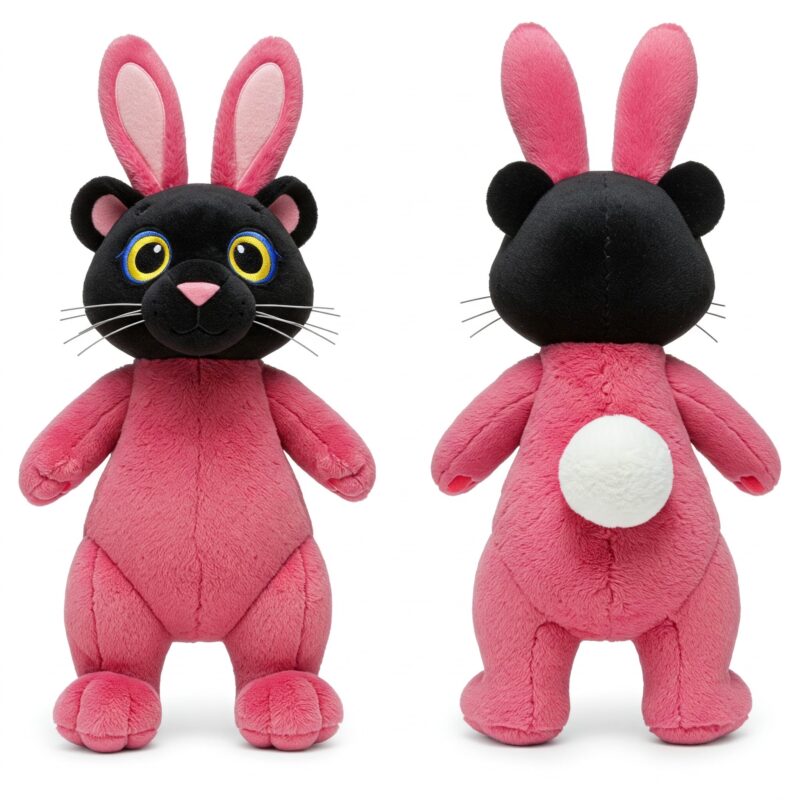 Bunther the Hopping Panther™ – A Bold Hybrid Plush | Abnomals™ Exclusive