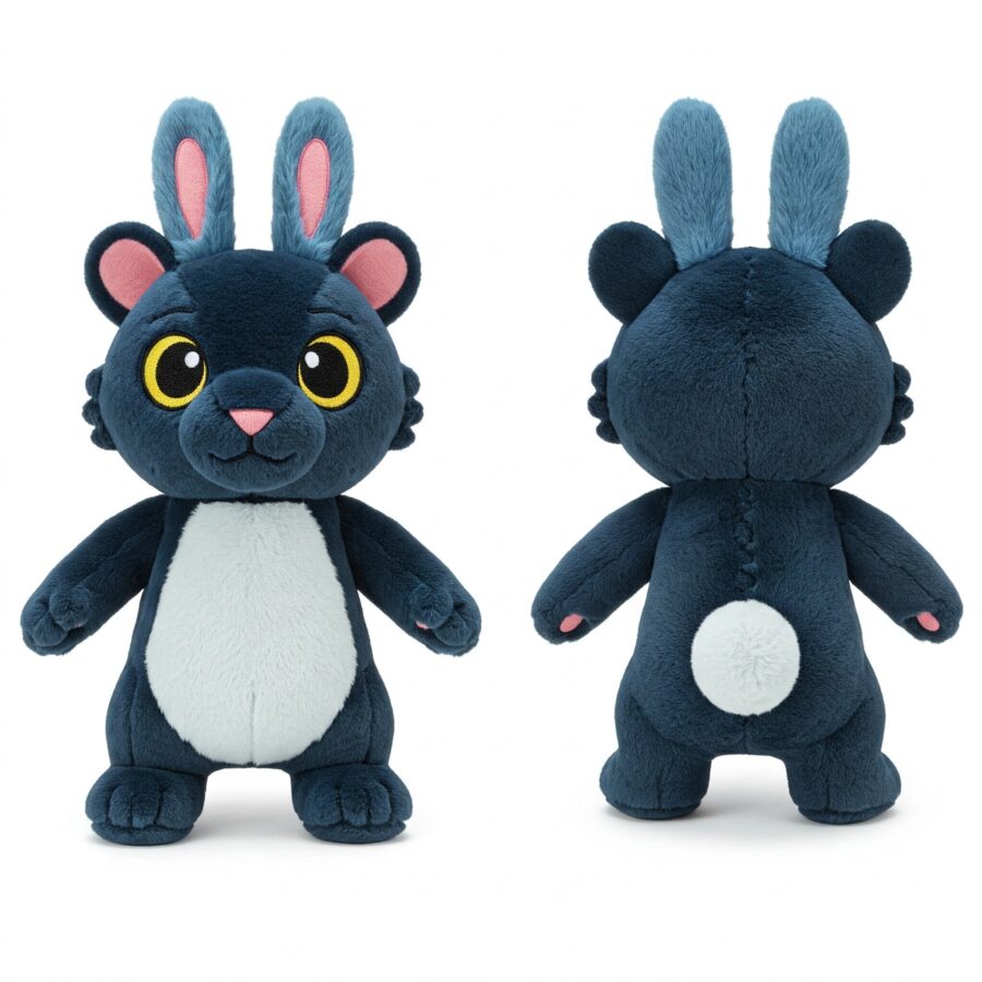 Bunther the Hopping Panther™ – A Bold Hybrid Plush | Abnomals™ Exclusive