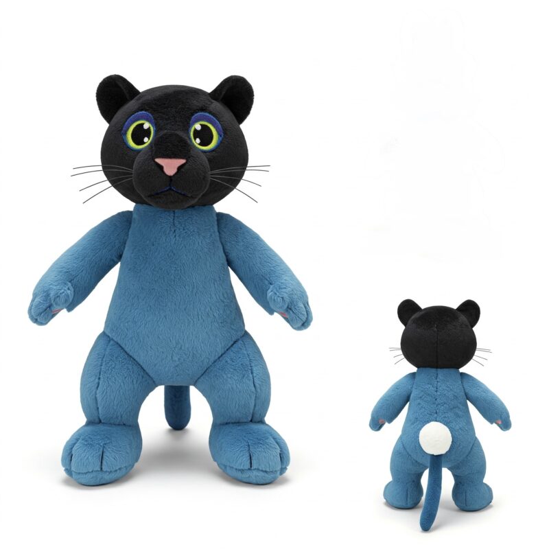 Bunther the Hopping Panther™ – A Bold Hybrid Plush | Abnomals™ Exclusive