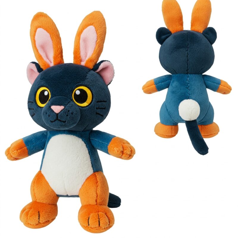 Bunther the Hopping Panther™ – A Bold Hybrid Plush | Abnomals™ Exclusive