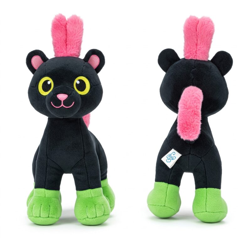Bunther the Hopping Panther™ – A Bold Hybrid Plush | Abnomals™ Exclusive