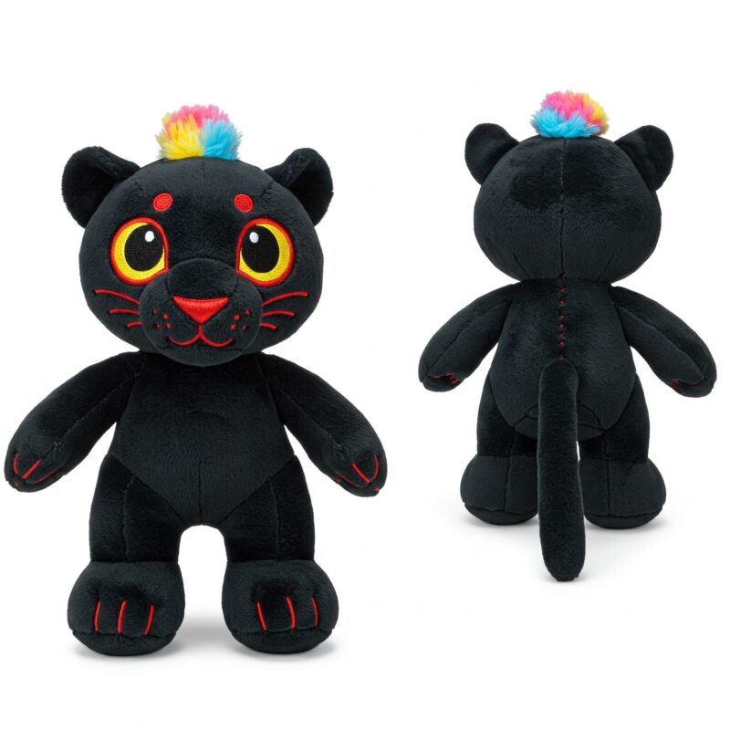Bunther the Hopping Panther™ – A Bold Hybrid Plush | Abnomals™ Exclusive