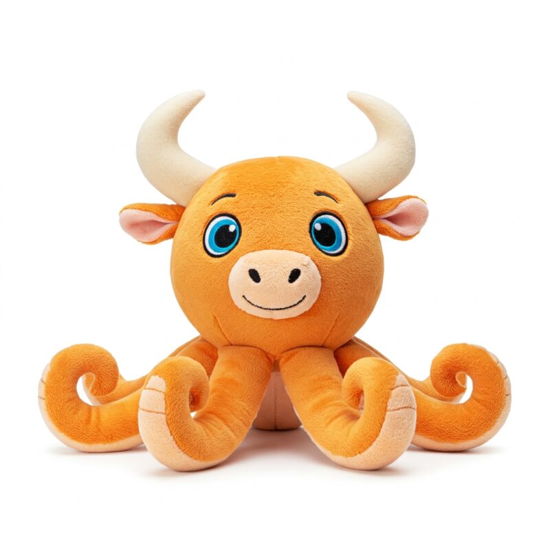 Octobull the Deep Sea Charger™ – A Bold Hybrid Plush | Abnomals™ Exclusive