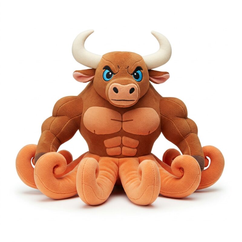 Octobull the Deep Sea Charger™ – A Bold Hybrid Plush | Abnomals™ Exclusive