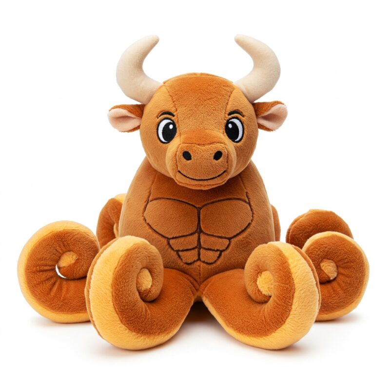 Octobull the Deep Sea Charger™ – A Bold Hybrid Plush | Abnomals™ Exclusive