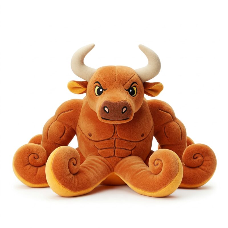 Octobull the Deep Sea Charger™ – A Bold Hybrid Plush | Abnomals™ Exclusive