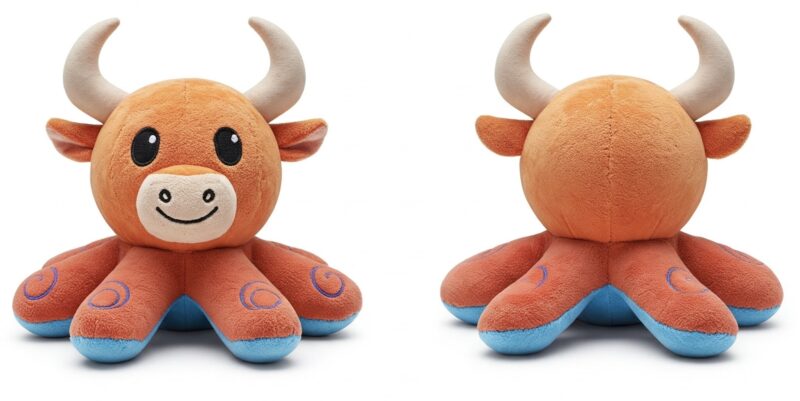 Octobull the Deep Sea Charger™ – A Bold Hybrid Plush | Abnomals™ Exclusive