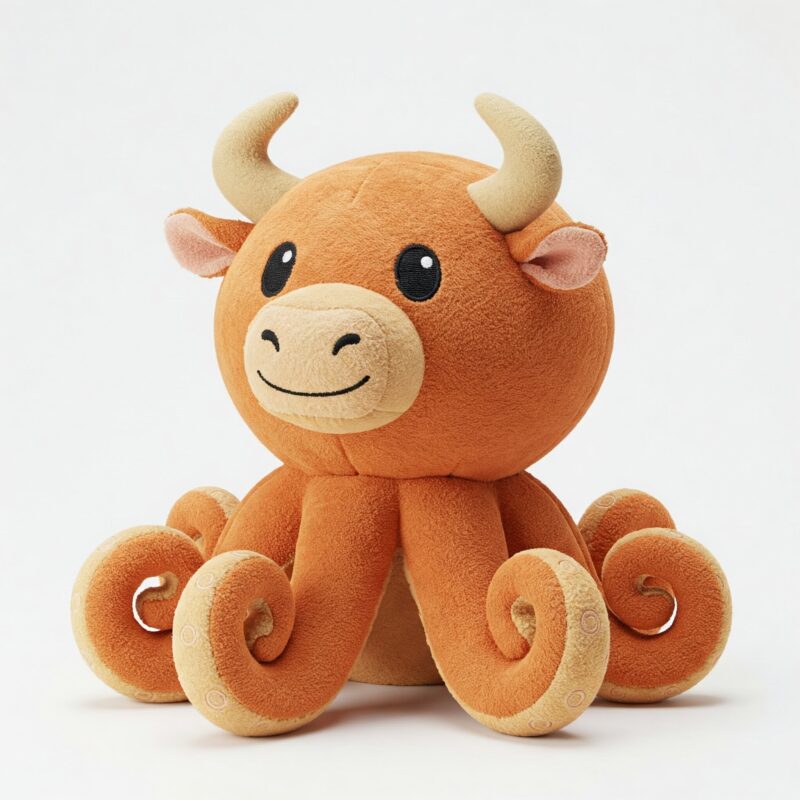 Octobull the Deep Sea Charger™ – A Bold Hybrid Plush | Abnomals™ Exclusive