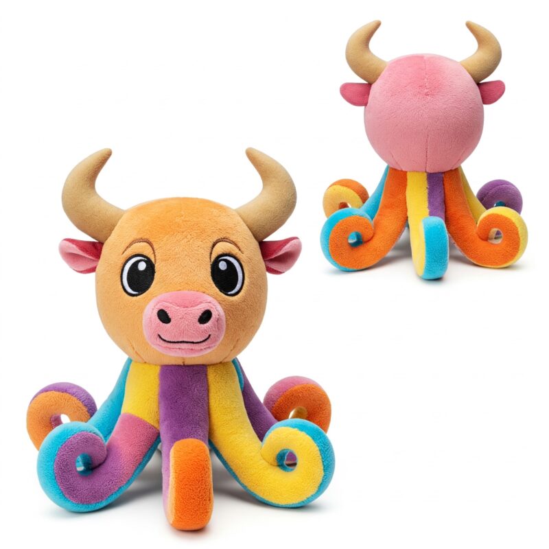 Octobull the Deep Sea Charger™ – A Bold Hybrid Plush | Abnomals™ Exclusive