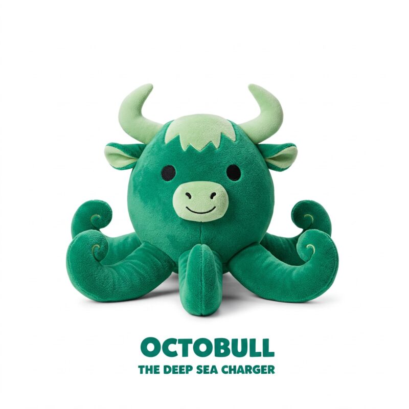 Octobull the Deep Sea Charger™ – A Bold Hybrid Plush | Abnomals™ Exclusive