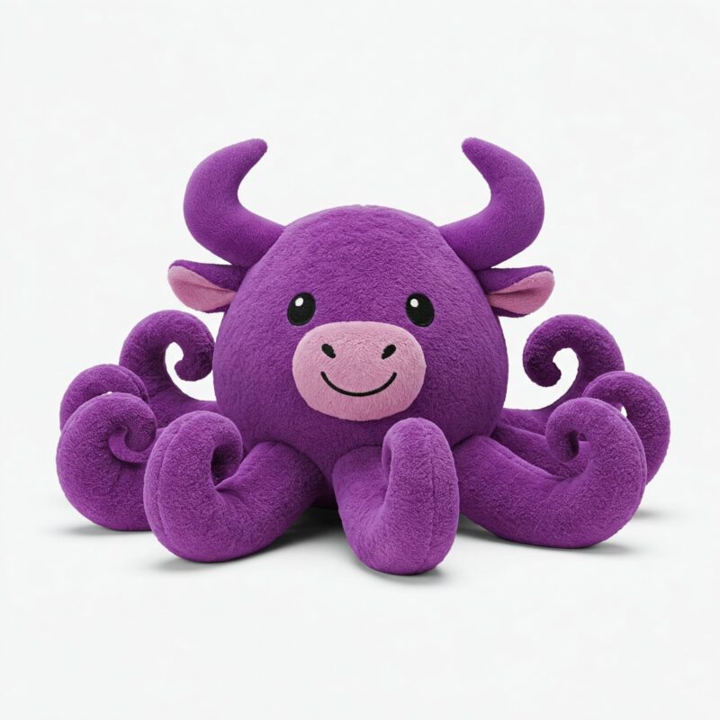 Octobull the Deep Sea Charger™ – A Bold Hybrid Plush | Abnomals™ Exclusive