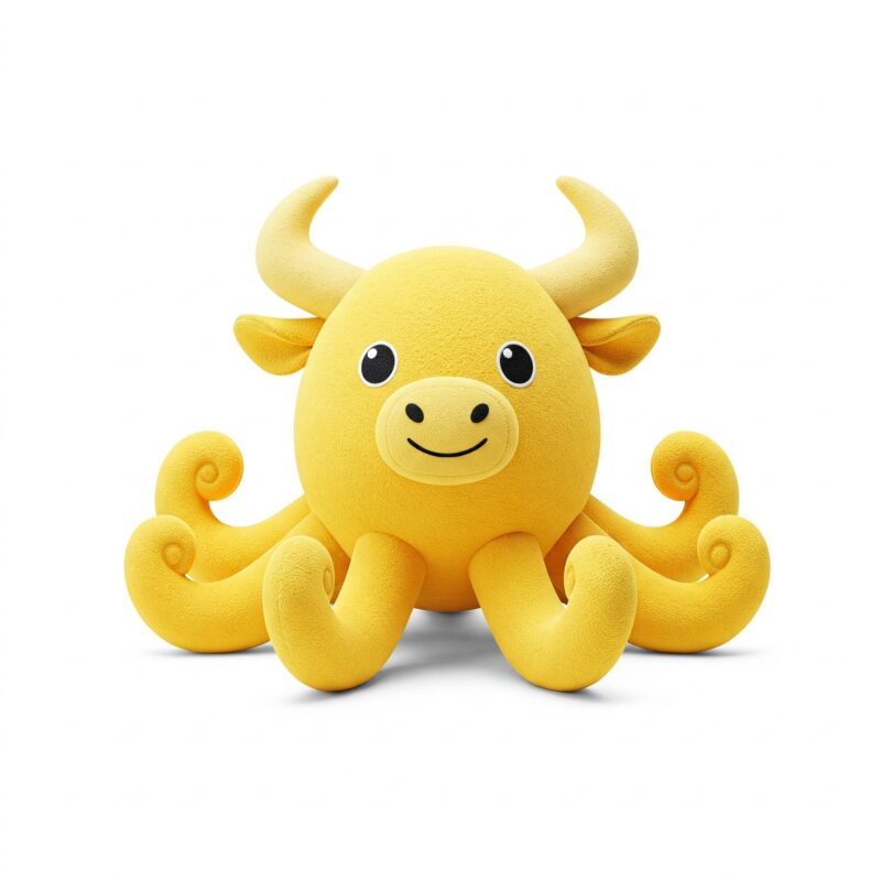 Octobull the Deep Sea Charger™ – A Bold Hybrid Plush | Abnomals™ Exclusive
