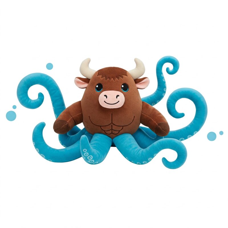 Octobull the Deep Sea Charger™ – A Bold Hybrid Plush | Abnomals™ Exclusive