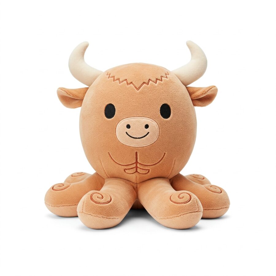 Octobull the Deep Sea Charger™ – A Bold Hybrid Plush | Abnomals™ Exclusive