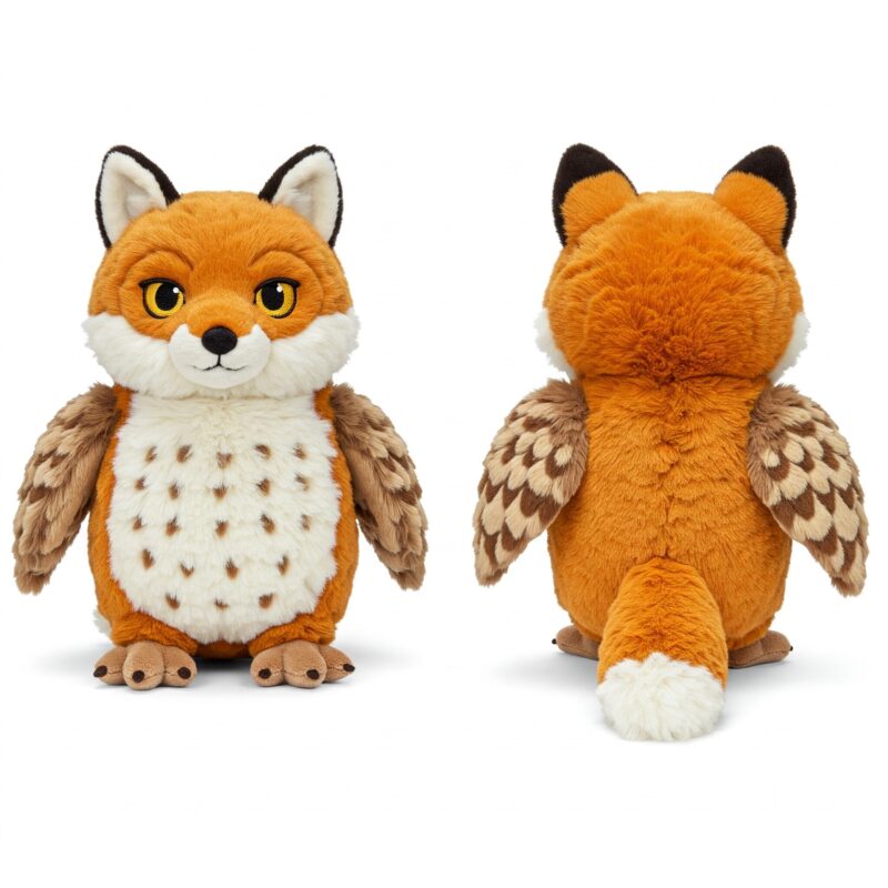 Foxowl the Sly Flyer™ – A Cunning Hybrid Plush | Abnomals™ Exclusive