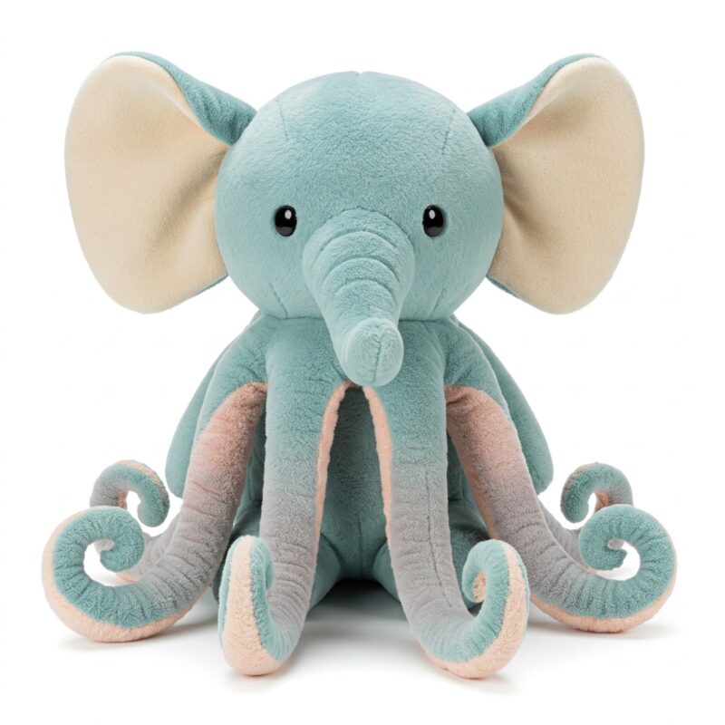 Elephatopus the Deep Diver™ – A Majestic Hybrid Plush | Abnomals™ Exclusive
