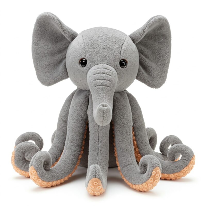Elephatopus the Deep Diver™ – A Majestic Hybrid Plush | Abnomals™ Exclusive