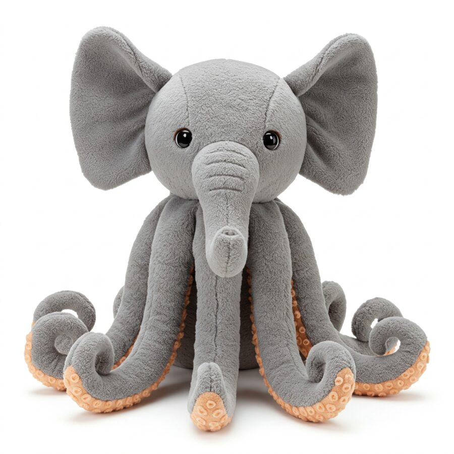 Elephatopus the Deep Diver™ – A Majestic Hybrid Plush | Abnomals™ Exclusive