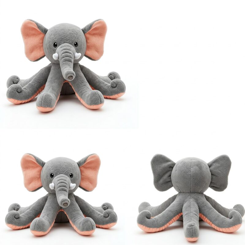 Elephatopus the Deep Diver™ – A Majestic Hybrid Plush | Abnomals™ Exclusive