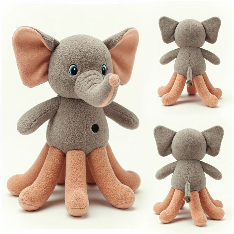 Elephatopus the Deep Diver™ – A Majestic Hybrid Plush | Abnomals™ Exclusive
