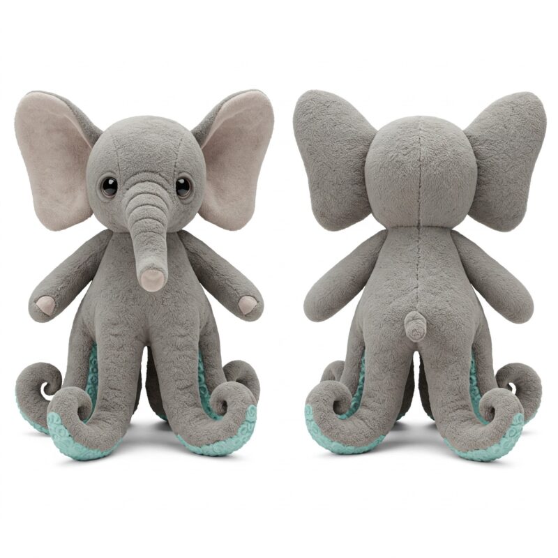 Elephatopus the Deep Diver™ – A Majestic Hybrid Plush | Abnomals™ Exclusive