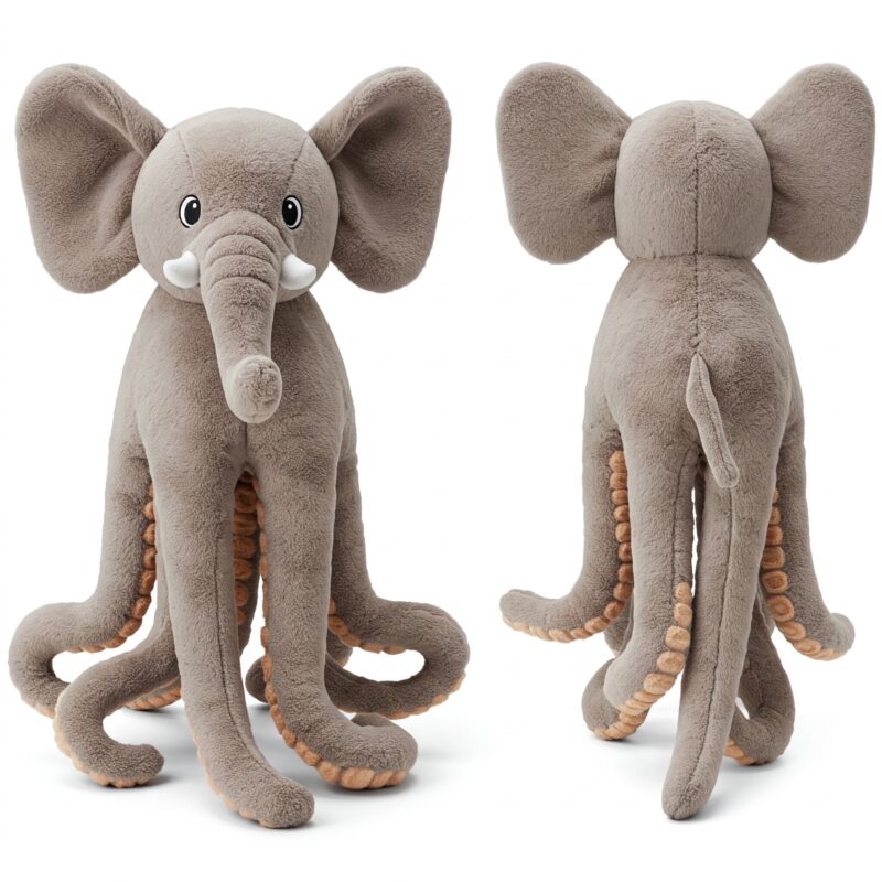 Elephatopus the Deep Diver™ – A Majestic Hybrid Plush | Abnomals™ Exclusive