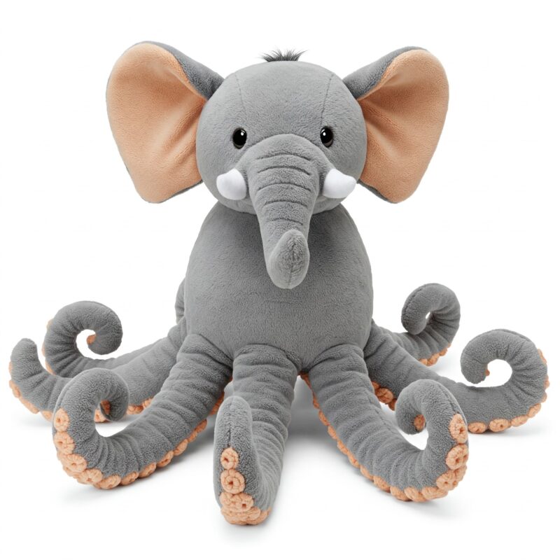 Elephatopus the Deep Diver™ – A Majestic Hybrid Plush | Abnomals™ Exclusive