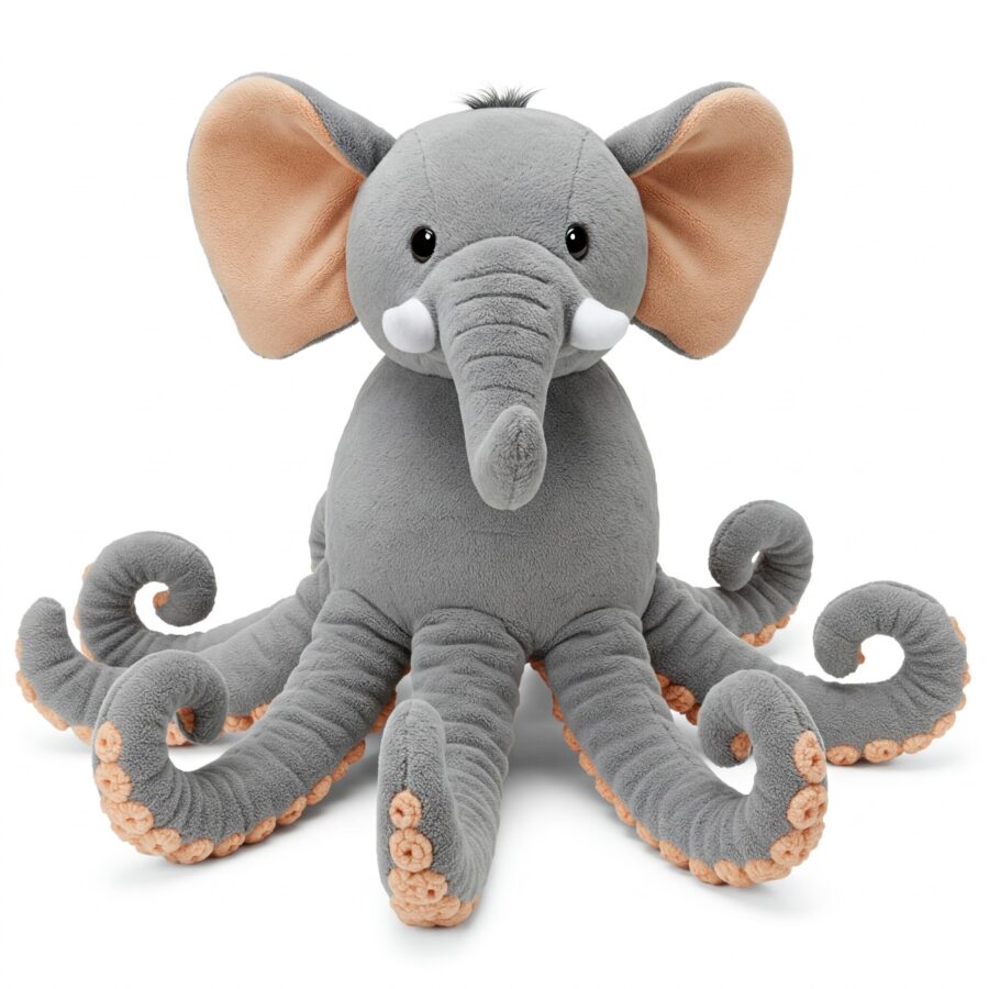 Elephatopus the Deep Diver™ – A Majestic Hybrid Plush | Abnomals™ Exclusive