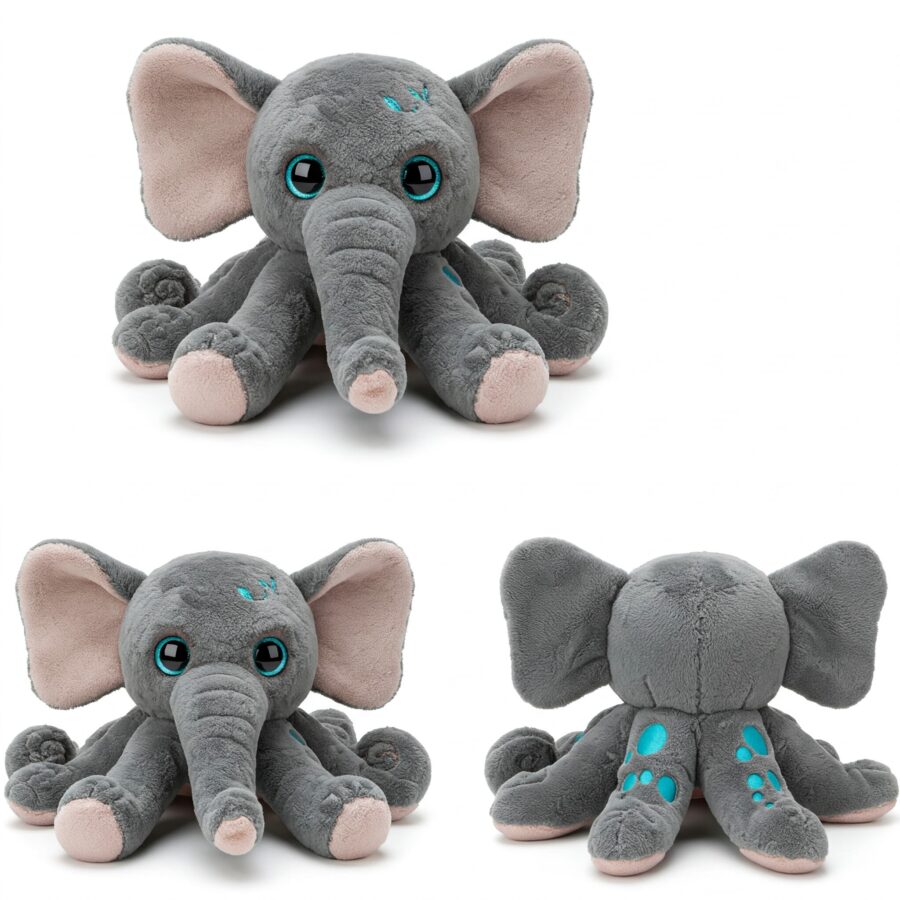 Elephatopus the Deep Diver™ – A Majestic Hybrid Plush | Abnomals™ Exclusive