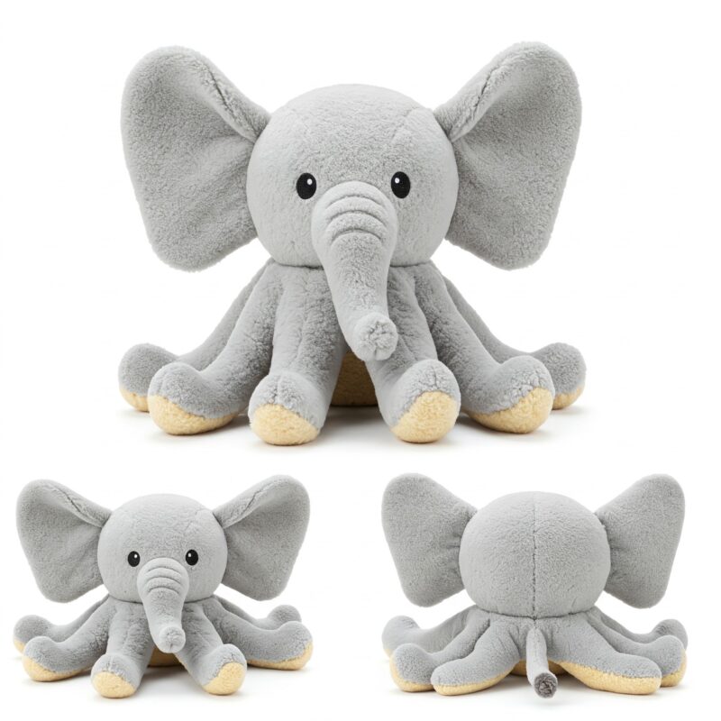 Elephatopus the Deep Diver™ – A Majestic Hybrid Plush | Abnomals™ Exclusive