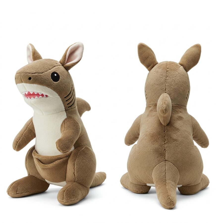 Sharkaroo the Jumping Jaws™ – A Dynamic Hybrid Plush | Abnomals™ Exclusive