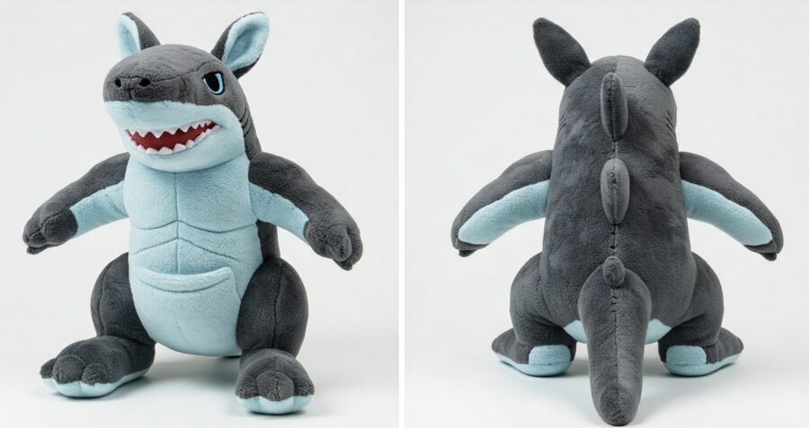 Sharkaroo the Jumping Jaws™ – A Dynamic Hybrid Plush | Abnomals™ Exclusive