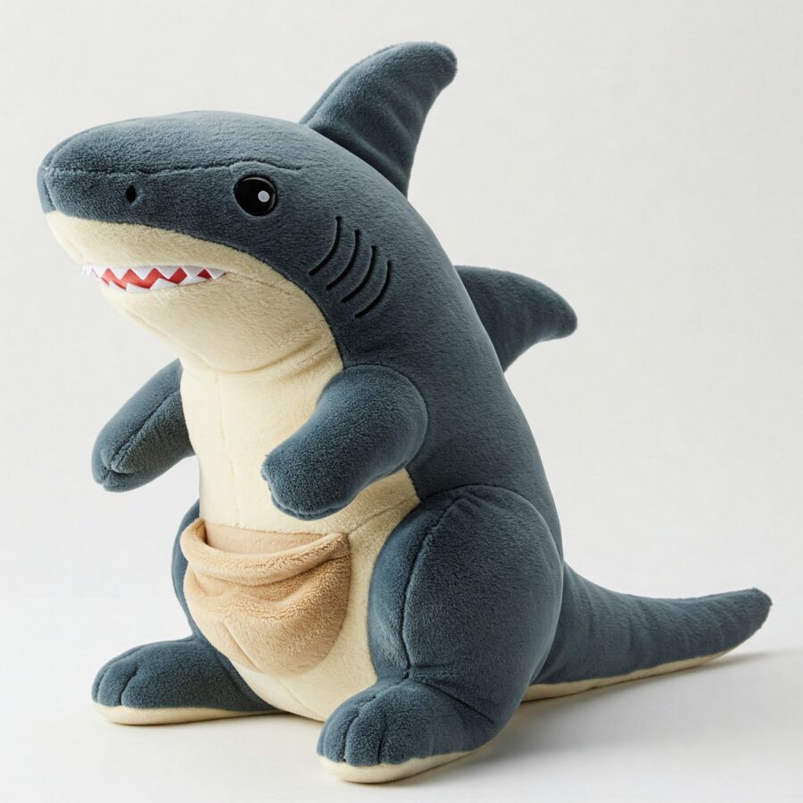 Sharkaroo the Jumping Jaws™ – A Dynamic Hybrid Plush | Abnomals™ Exclusive