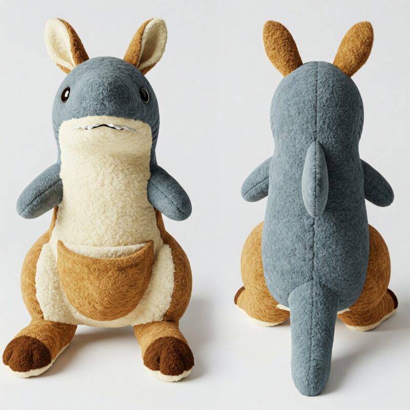 Sharkaroo the Jumping Jaws™ – A Dynamic Hybrid Plush | Abnomals™ Exclusive