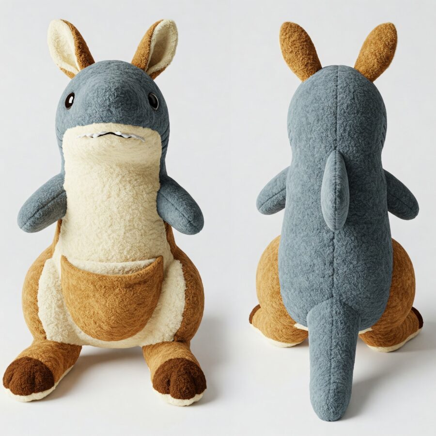 Sharkaroo the Jumping Jaws™ – A Dynamic Hybrid Plush | Abnomals™ Exclusive