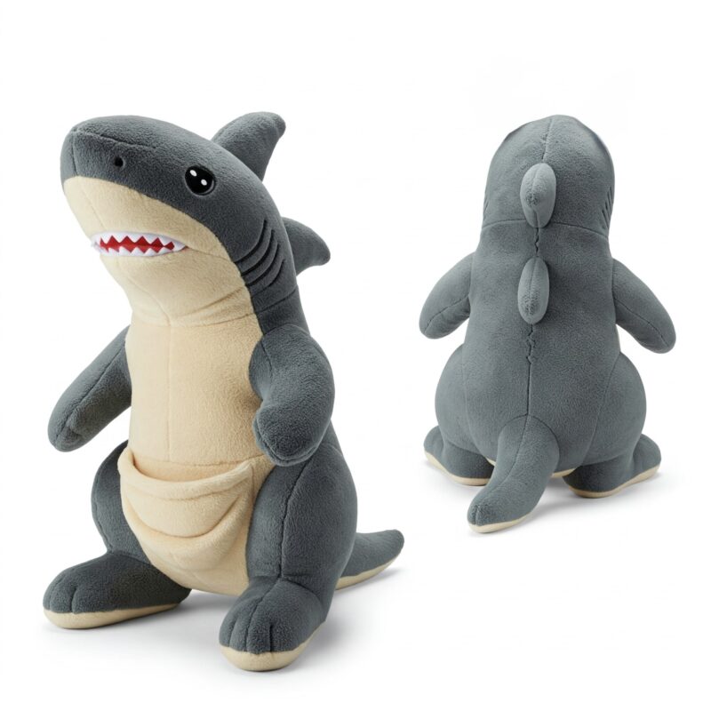 Sharkaroo the Jumping Jaws™ – A Dynamic Hybrid Plush | Abnomals™ Exclusive