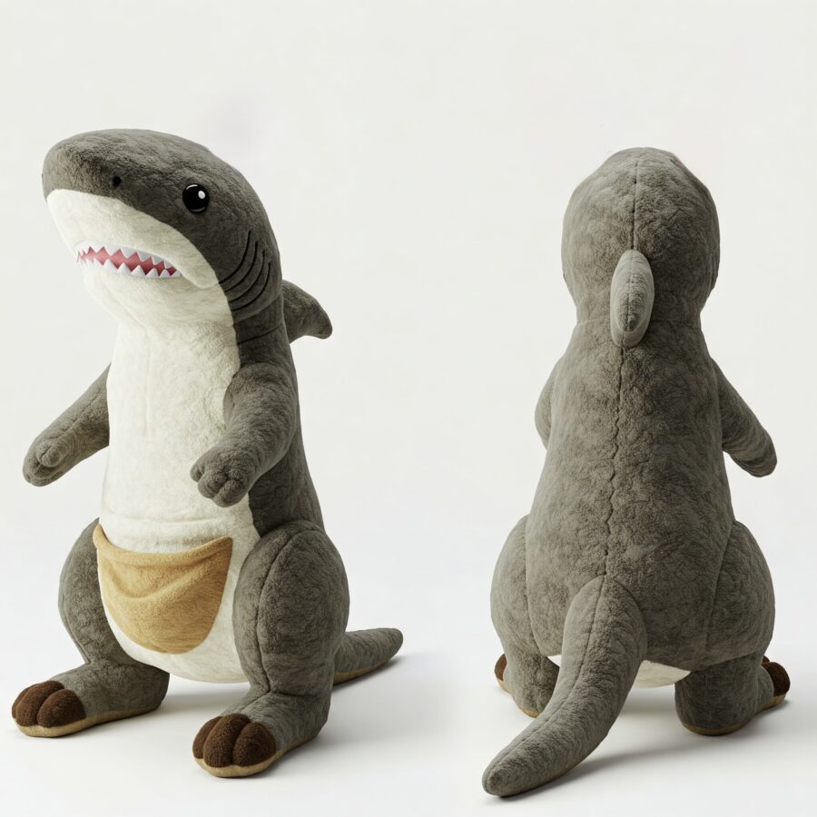 Sharkaroo the Jumping Jaws™ – A Dynamic Hybrid Plush | Abnomals™ Exclusive