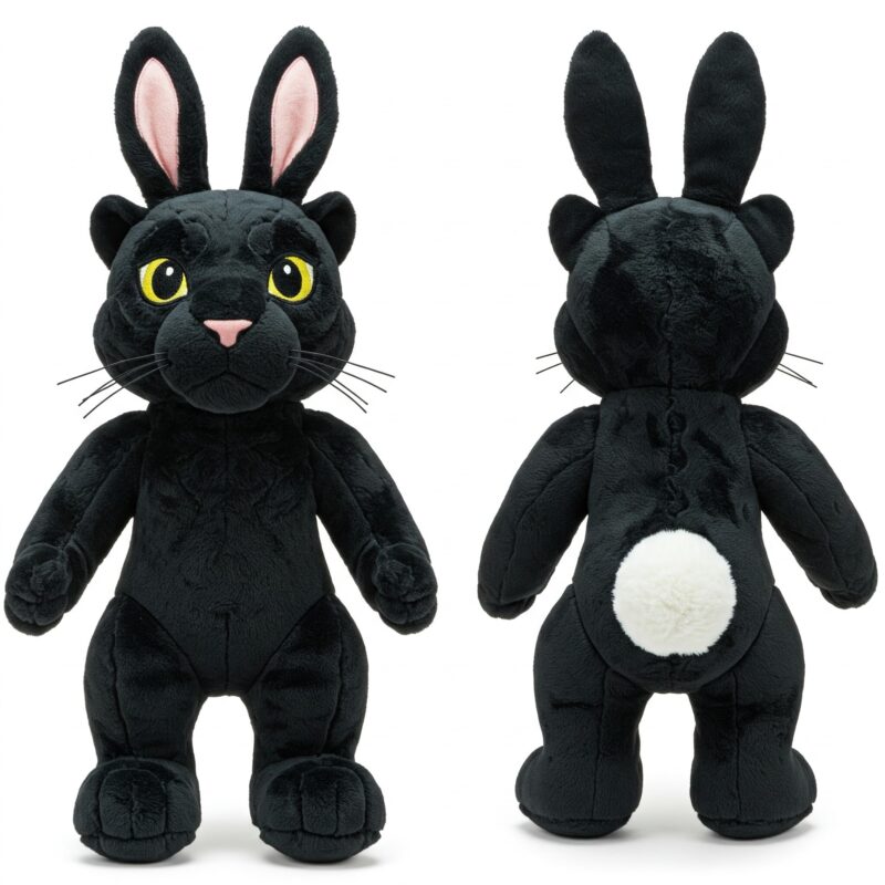 Bunther the Hopping Panther™ – A Bold Hybrid Plush | Abnomals™ Exclusive