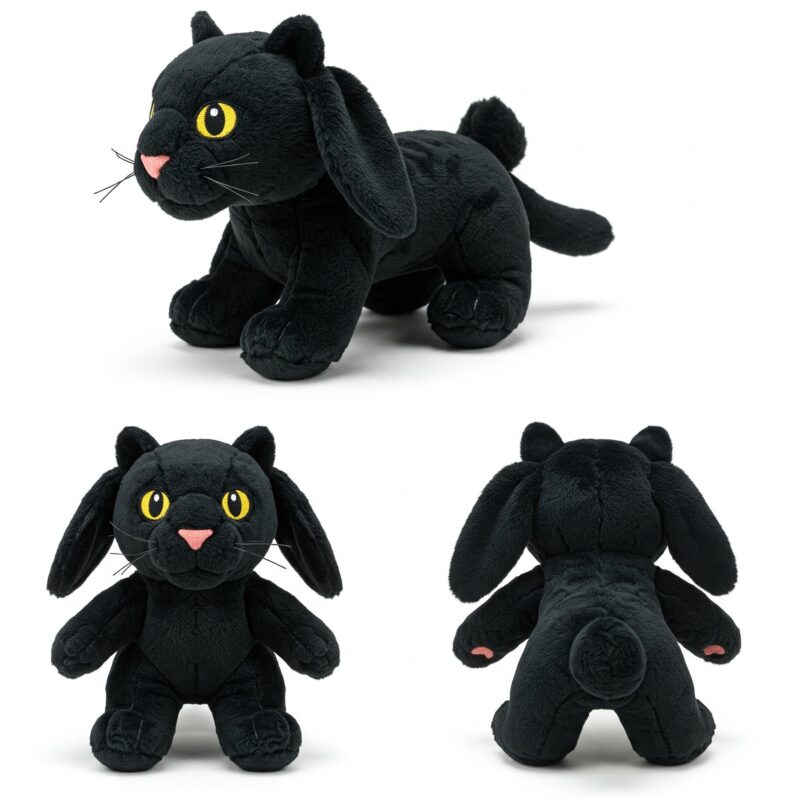 Bunther the Hopping Panther™ – A Bold Hybrid Plush | Abnomals™ Exclusive