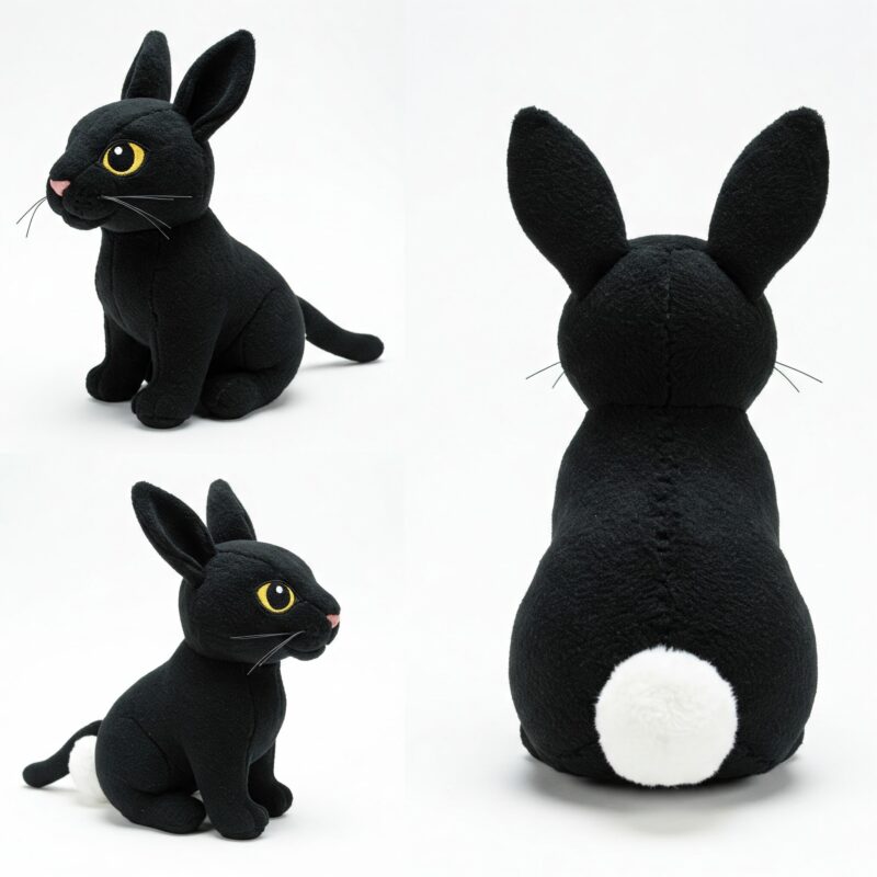 Bunther the Hopping Panther™ – A Bold Hybrid Plush | Abnomals™ Exclusive