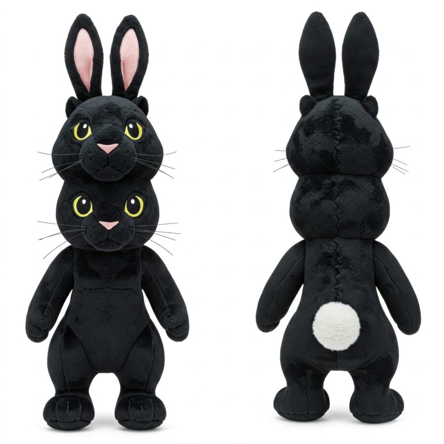 Bunther the Hopping Panther™ – A Bold Hybrid Plush | Abnomals™ Exclusive