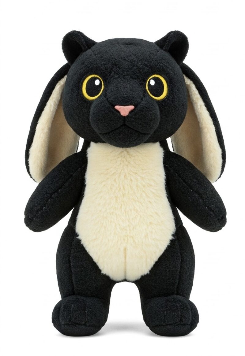 Bunther the Hopping Panther™ – A Bold Hybrid Plush | Abnomals™ Exclusive