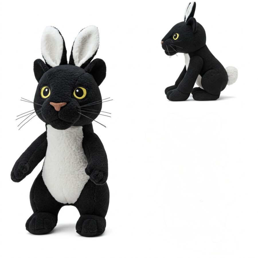 Bunther the Hopping Panther™ – A Bold Hybrid Plush | Abnomals™ Exclusive
